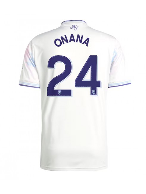 Aston Villa Amadou Onana #24 Rezervni Dres 2025-26 Kratak Rukavima Aston Villa Amadou Onana #24 Rezervni Dres 2025-26 Kratak Rukavima